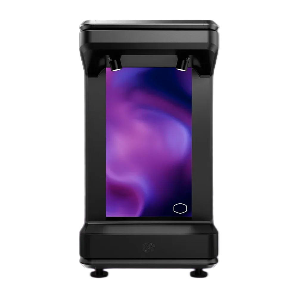 Cooler Master MasterFrame 360 Stage With 15.6 Inch LCD Screen ATX Case - Black