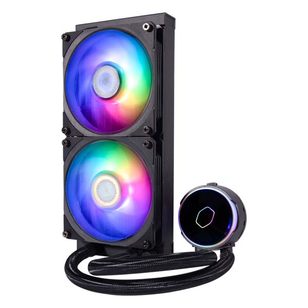 Cooler Master PL240 Flux ARGB CPU Liquid Cooler - Black