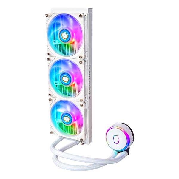 Cooler Master PL360 Flux ARGB CPU Liquid Cooler - White