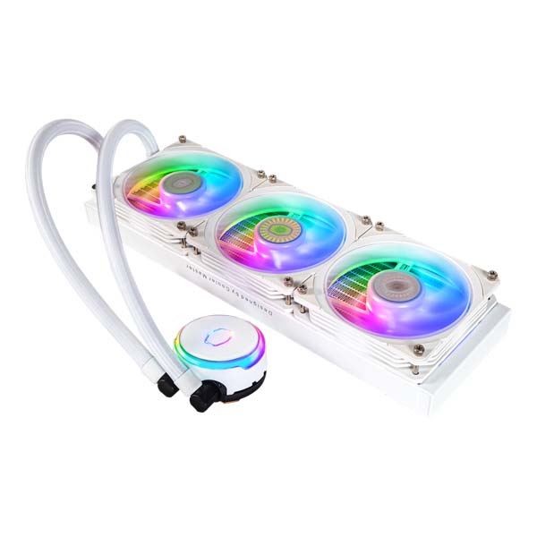 Cooler Master PL360 Flux ARGB CPU Liquid Cooler - White