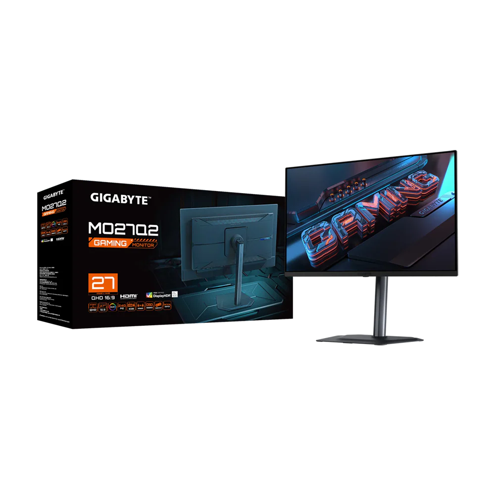 GIGABYTE MO27Q2 27 Inch 240Hz QHD HDMI 2.1 0.03ms OLED Gaming Monitor - Black