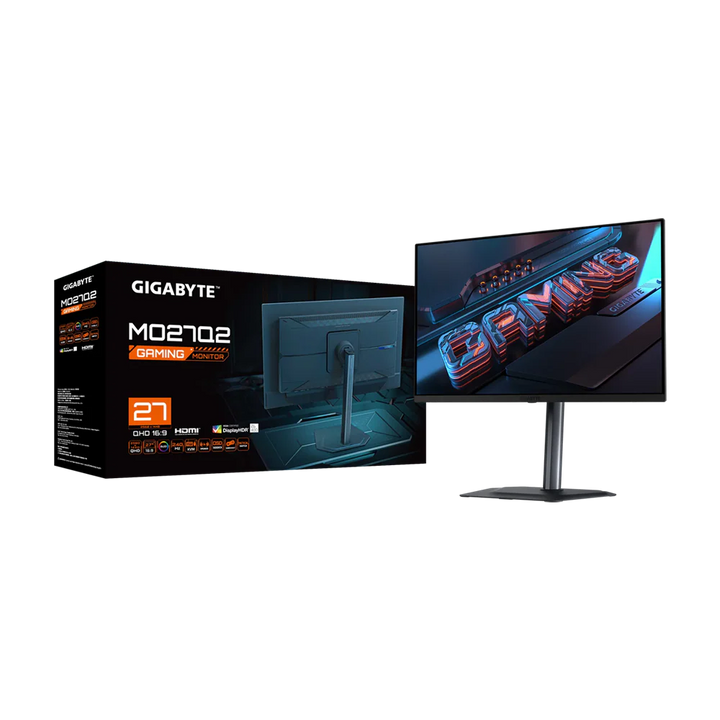 GIGABYTE MO27Q2 27 Inch 240Hz QHD HDMI 2.1 0.03ms OLED Gaming Monitor - Black