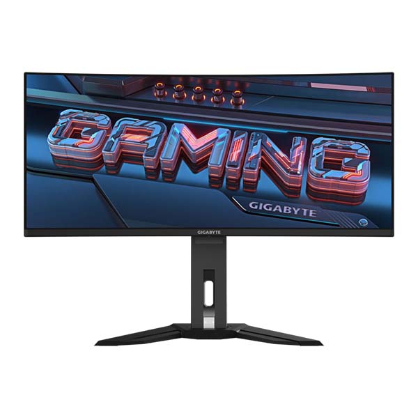 GIGABYTE MO34WQC2 - 34 Inch WQHD 240Hz HDMI 2.1 QD-OLED Curved Gaming Monitor - Black