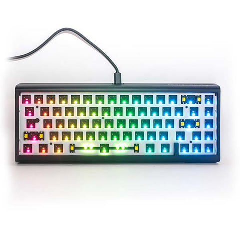 DUCKY PROJECTD TINKER 65 - Blue Switch RGB Hot-Swap Wired Mechanical Keyboard - Classic Black - AR Layout