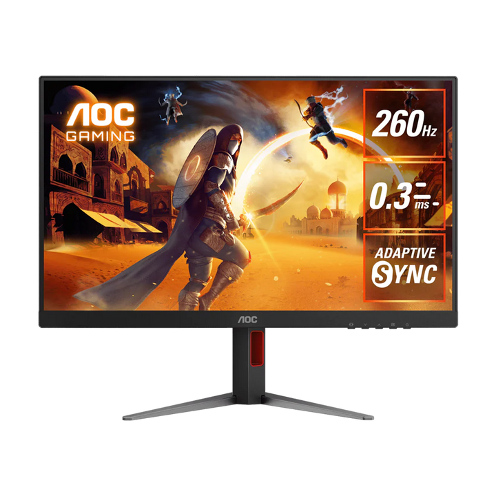 AOC Q27G4Z 27 Inch 260Hz QHD 0.3ms IPS Gaming Monitor - Black
