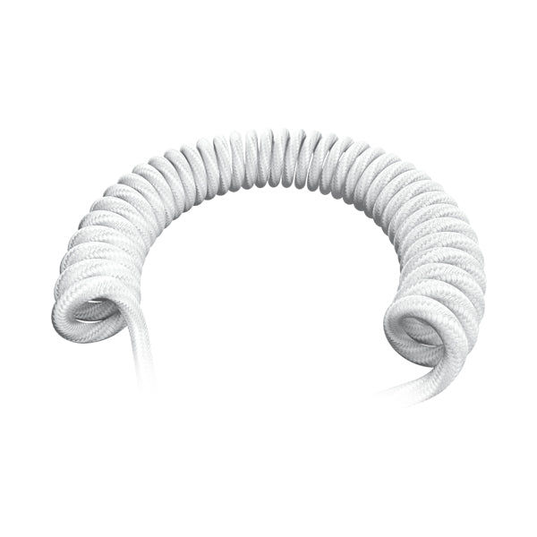 Razer PBT Keycap + Coiled Cable Upgrade Set - Mercury White