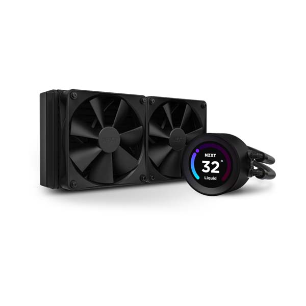 NZXT KRAKEN ELITE 240 - 240mm AIO Liquid Cooler with LCD Display - Black