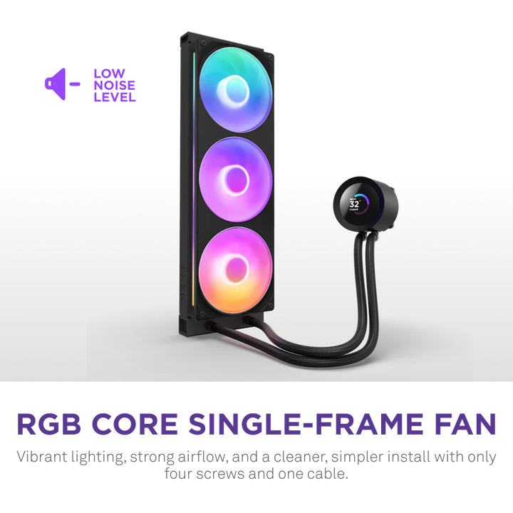 NZXT Kraken 360 RGB V2 360mm AIO Liquid Cooler - Black