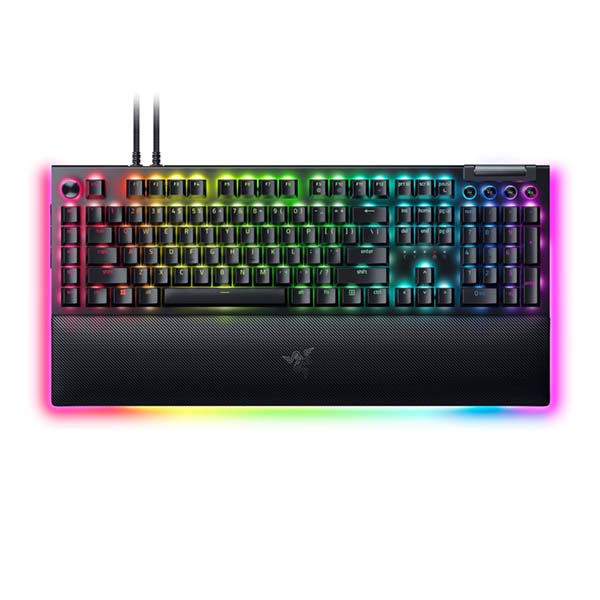 RAZER BLACKWIDOW V4 PRO RGB - Green Switch Mechanical Gaming Keyboard - Black