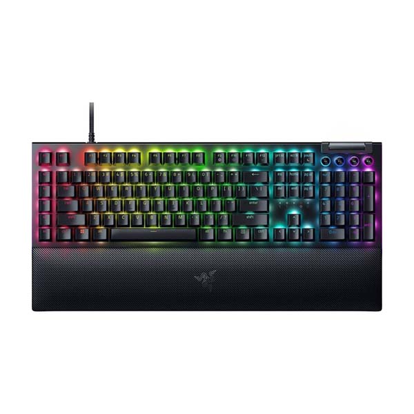 RAZER BLACKWIDOW V4 Green Switch RGB Wired Mechanical Gaming Keyboard US - Black