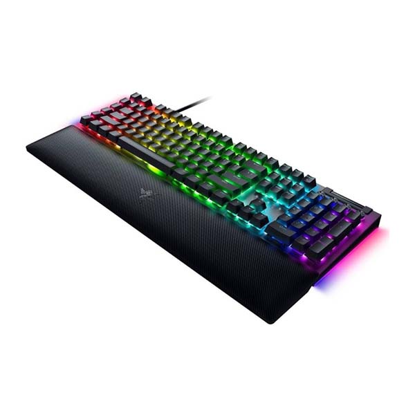 RAZER BLACKWIDOW V4 Green Switch RGB Wired Mechanical Gaming Keyboard US - Black