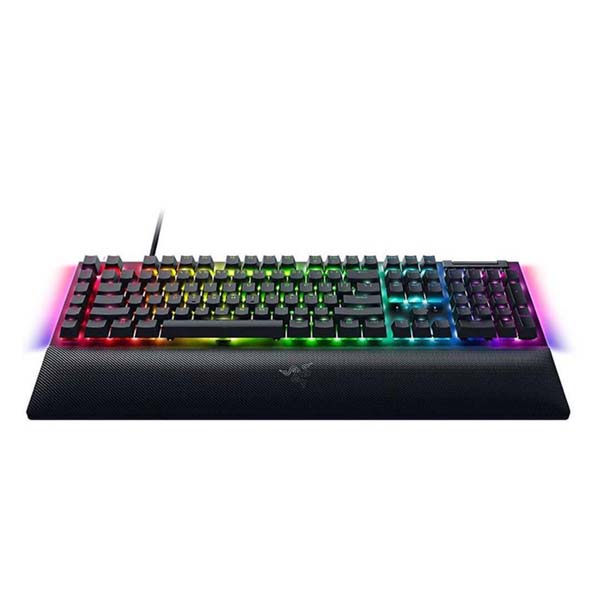 RAZER BLACKWIDOW V4 Yellow Switch Chroma RGB Wired Mechanical Gaming Keyboard US - Black