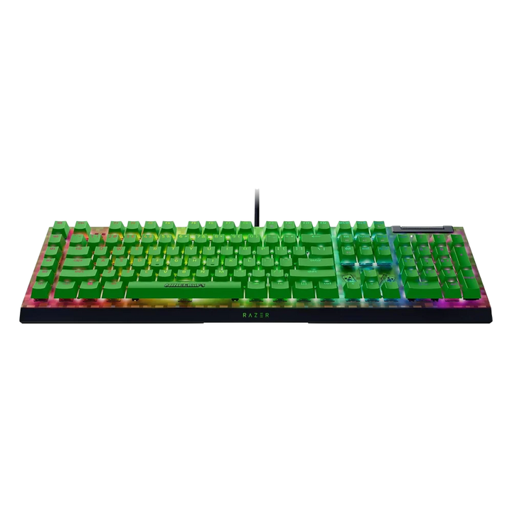 RAZER BlackWidow V4 X Green Switch Minecraft Edition Wired Gaming Keyboard - Green
