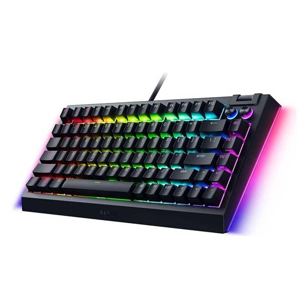 RAZER BLACKWIDOW V4 75% Hot-Swappable Wired Mechanical Gaming Keyboard - Black