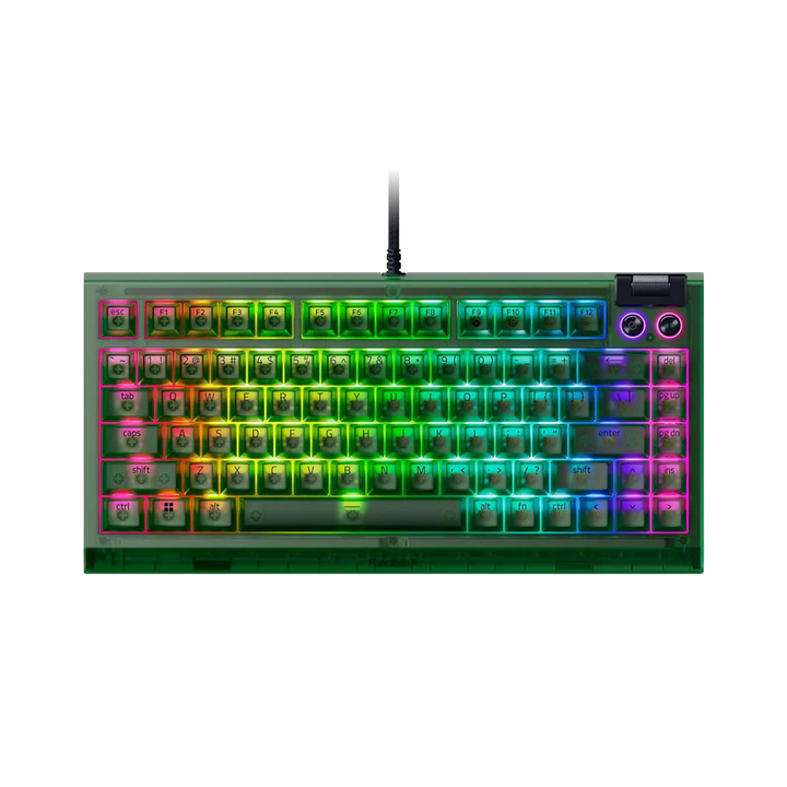 RAZER BlackWidow V4 75% Wired Mechanical Gaming Keyboard - Phantom Green