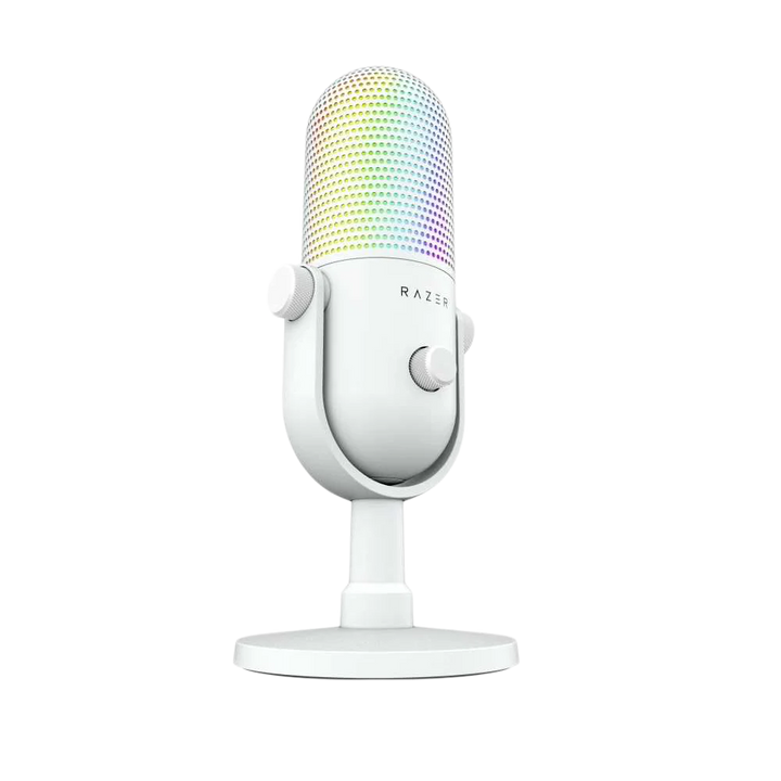 RAZER SEIREN V3 Chroma RGB USB Streaming Microphone - White