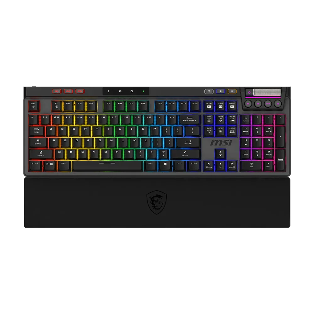 MSI STRIKE PRO Wireless Gaming Keyboard - Black