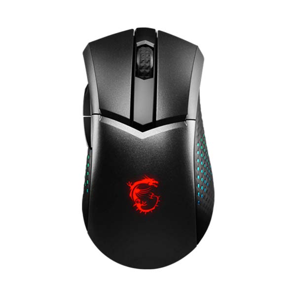 MSI CLUTCH GM51 Lightweight RGB Wireless Mouse - Black