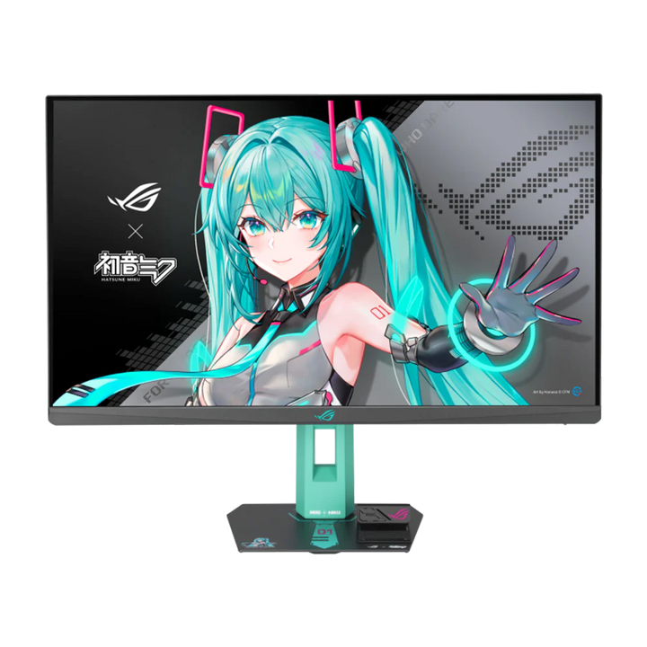 ASUS ROG STRIX XG27ACMEG-G 27 Inch 260Hz QHD HDMI 2.1 0.3ms Hatsune Miku Edition Fast IPS Gaming Monitor - Black