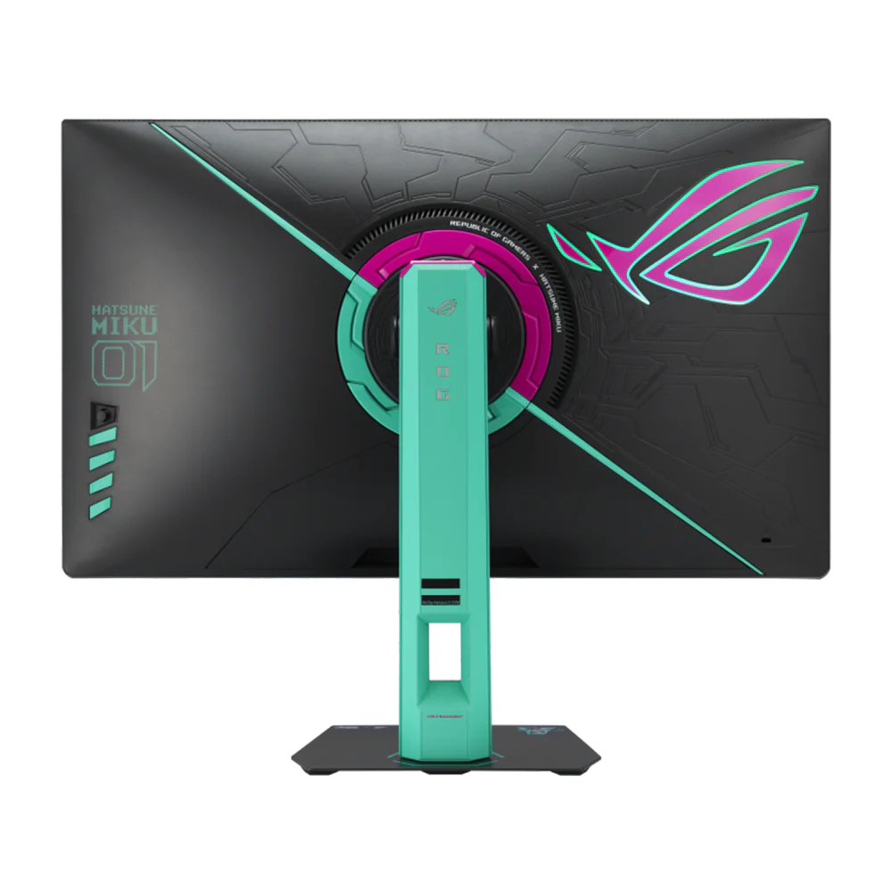 ASUS ROG STRIX XG27ACMEG-G 27 Inch 260Hz QHD HDMI 2.1 0.3ms Hatsune Miku Edition Fast IPS Gaming Monitor - Black