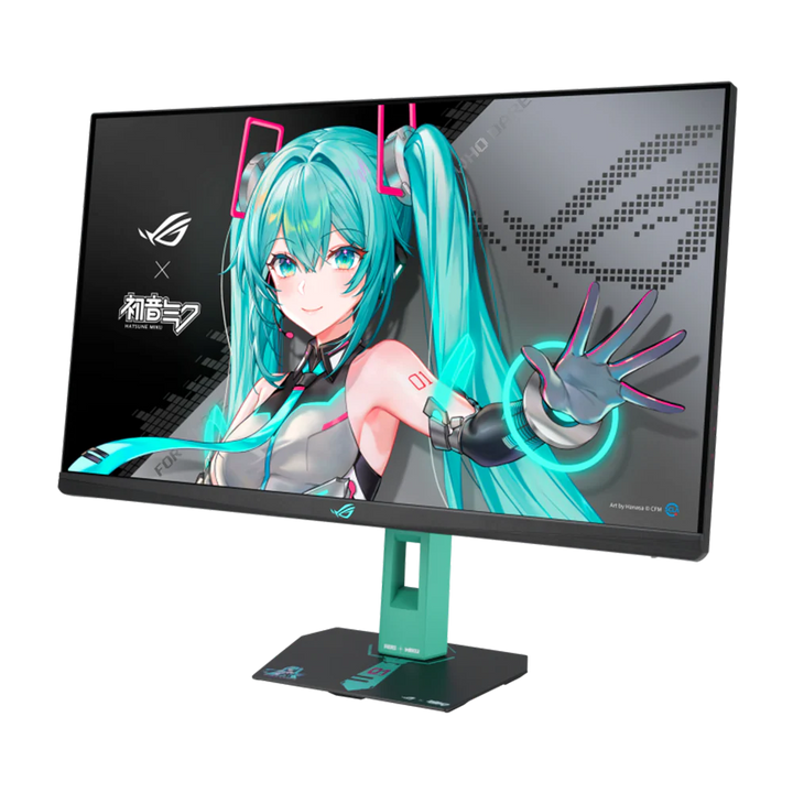 ASUS ROG STRIX XG27ACMEG-G 27 Inch 260Hz QHD HDMI 2.1 0.3ms Hatsune Miku Edition Fast IPS Gaming Monitor - Black