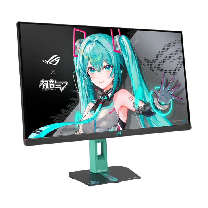 ASUS ROG STRIX XG27ACMEG-G 27 Inch 260Hz QHD HDMI 2.1 0.3ms Hatsune Miku Edition Fast IPS Gaming Monitor - Black