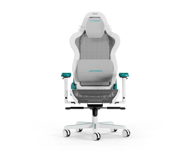 DXRacer Air Pro Series Gaming Chair - White/Cyan