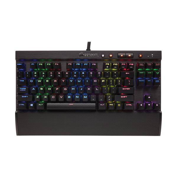 K65 LUX RGB Compact Mechanical Gaming Keyboard â€” CHERRY MX RGB Red