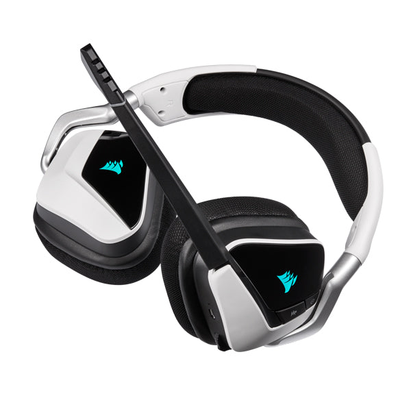 Corsair VOID RGB ELITE Wireless Premium Gaming Headset with 7.1 Surround Sound â€” White (EU)