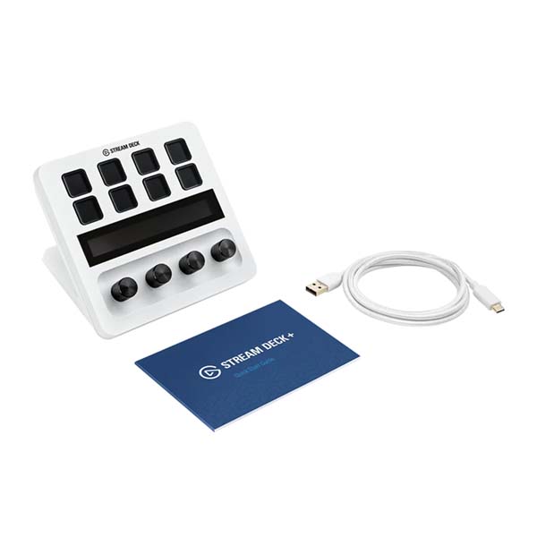 【新品】最終値下げ elgato STREAM DECK + ホワイト CORSAIR 【6/29までセール】 Elgato Stream Deck + White