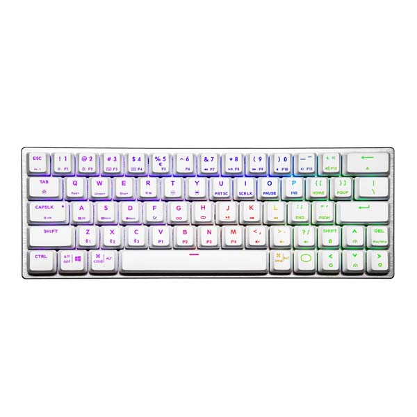 Cooler Master SK622 Red Switch Hybrid Wireless Mechanical Gaming Keyboard - White