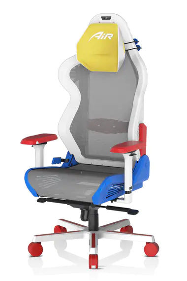 DXRacer Air Series Gaming Chair - White/Red/Blue