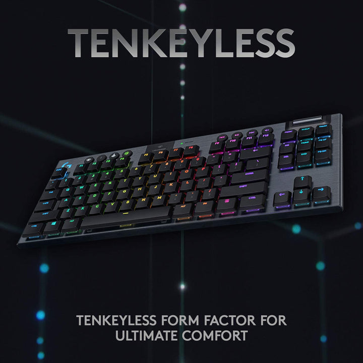 Logitech G915 TKL Ten Keyless Light Speed Wireless RGB Mechanical Gaming Keyboard