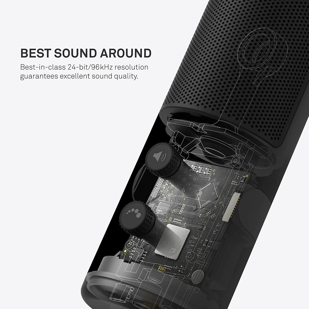 NZXT Wired USB Microphone - Black