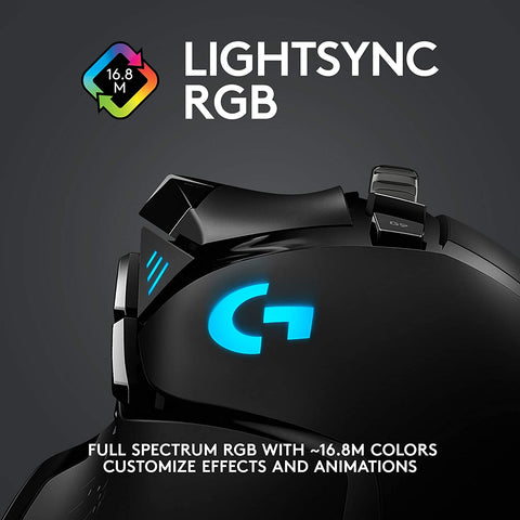 Logitech G502 Lightspeed RGB 16,000 DPI Optical Wireless Gaming Mouse