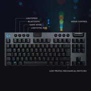 Logitech G915 TKL Ten Keyless Light Speed Wireless RGB Mechanical Gaming Keyboard