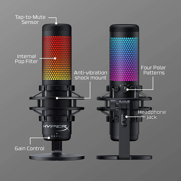 HyperX QuadCast S RGB  USB Condenser Microphone