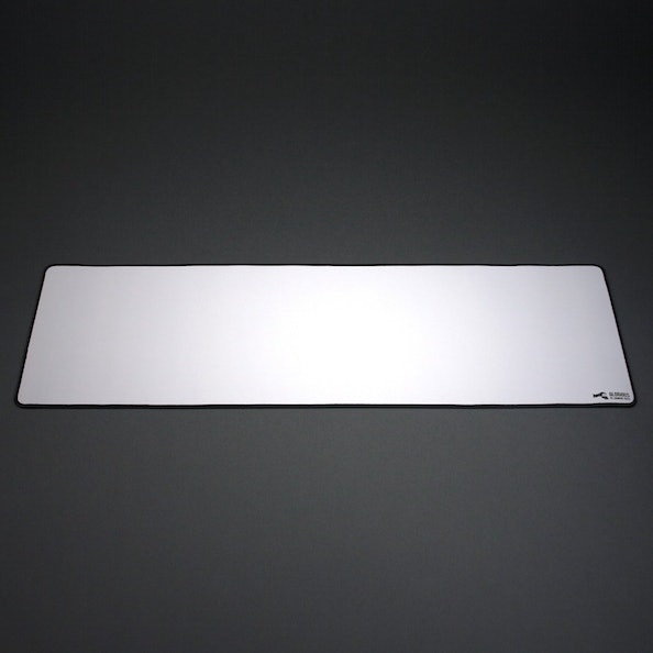 Glorious Extended Gaming Mouse Pad 11"x36" - White Edition