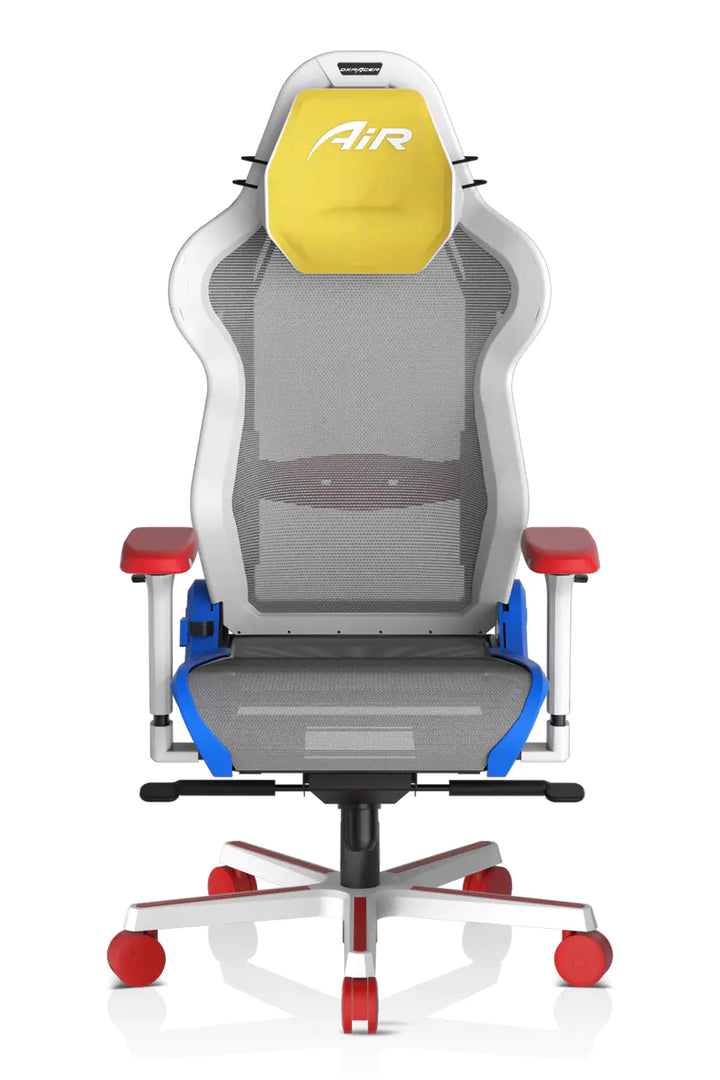 DXRacer Air Series Gaming Chair - White/Red/Blue