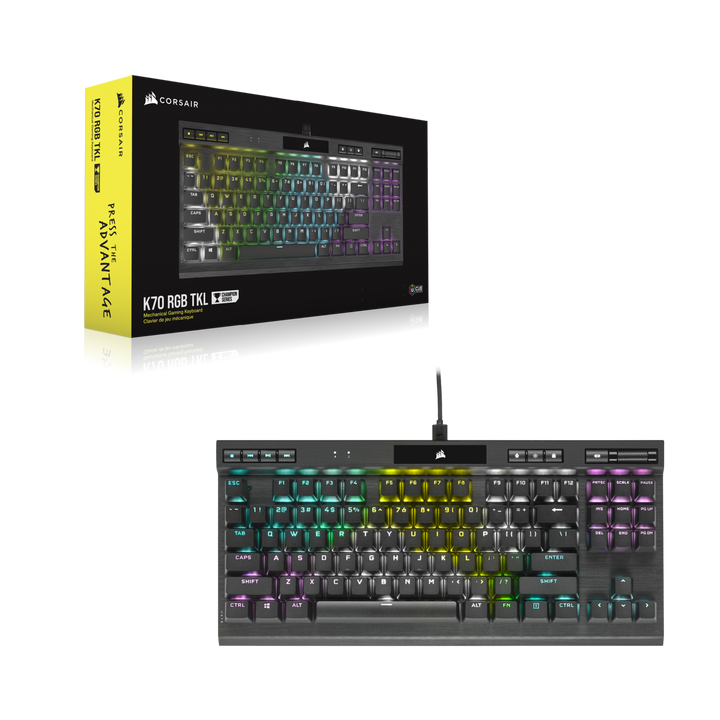 Corsair K70 RGB TKL CHAMPION SERIES Wired Gaming Keyboard