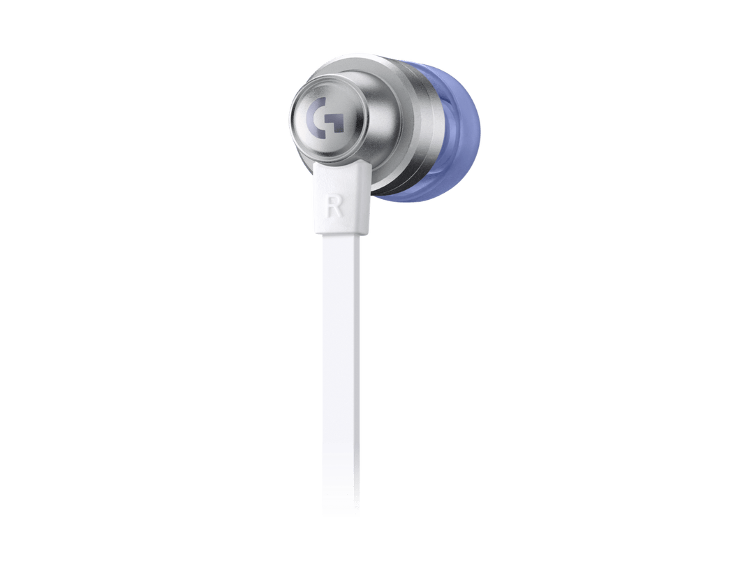 Logitech G333 In Ear Gaming Earphone - White