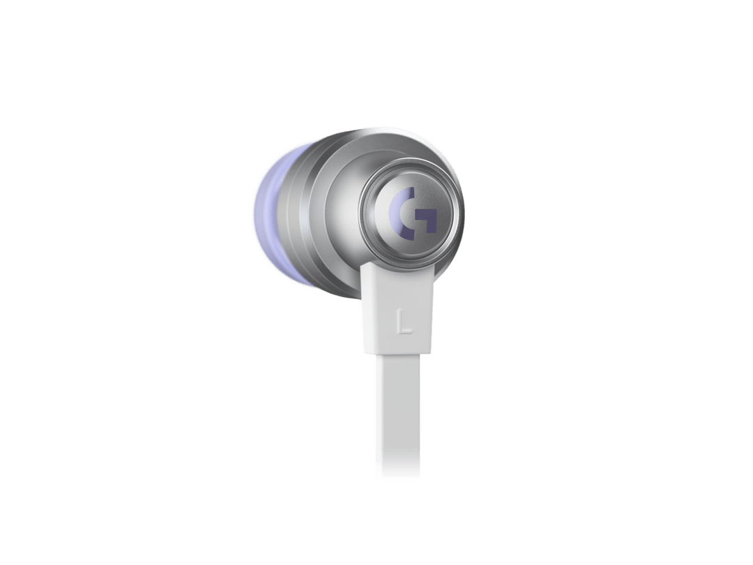 Logitech G333 In Ear Gaming Earphone - White