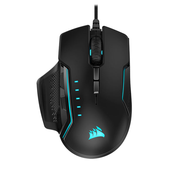 Corsair iCUE GLAIVE RGB PRO Gaming Mouse - Aluminum