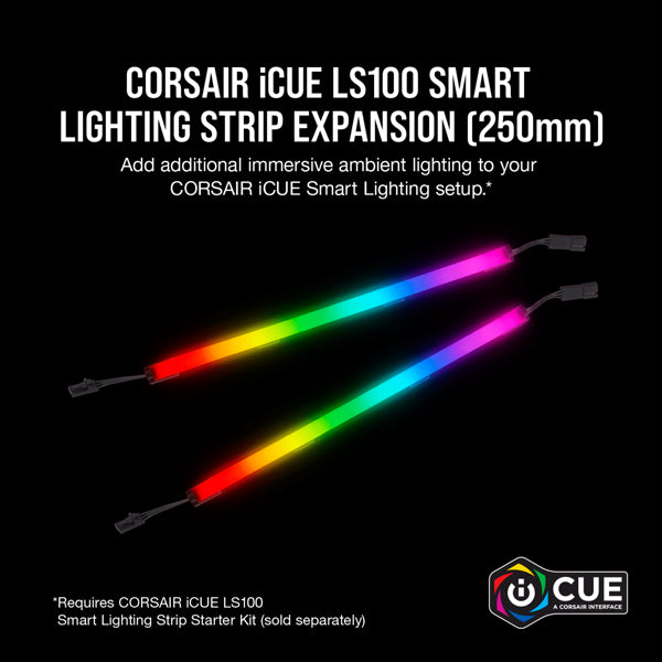Corsair iCUE LS100 Smart Lighting Strip Expansion Kit 250mm