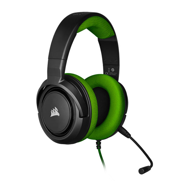 Corsair HS35 Stereo Gaming Headset — Green (EU)