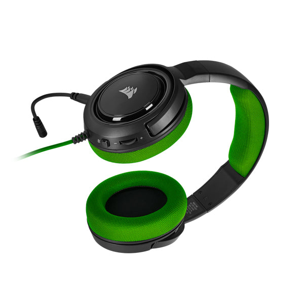 Corsair HS35 Stereo Gaming Headset — Green (EU)