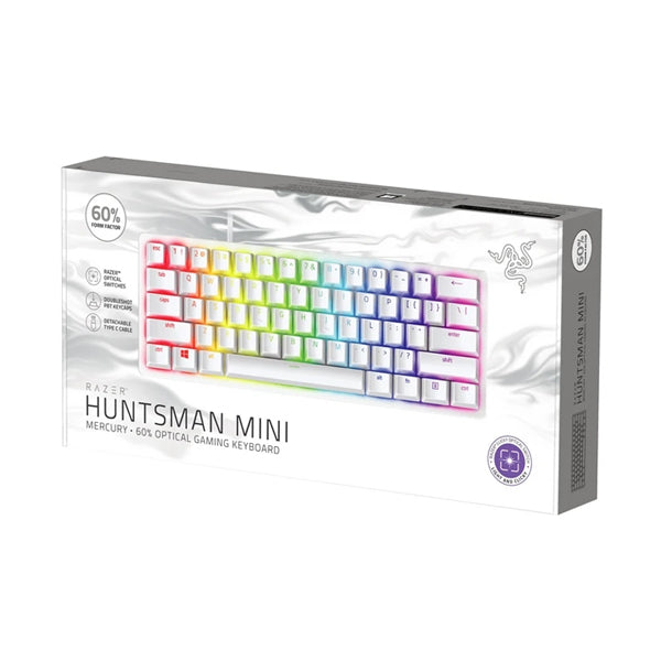 Razer Huntsman Mini - Clicky Optical Switch Purple - US - Mercury