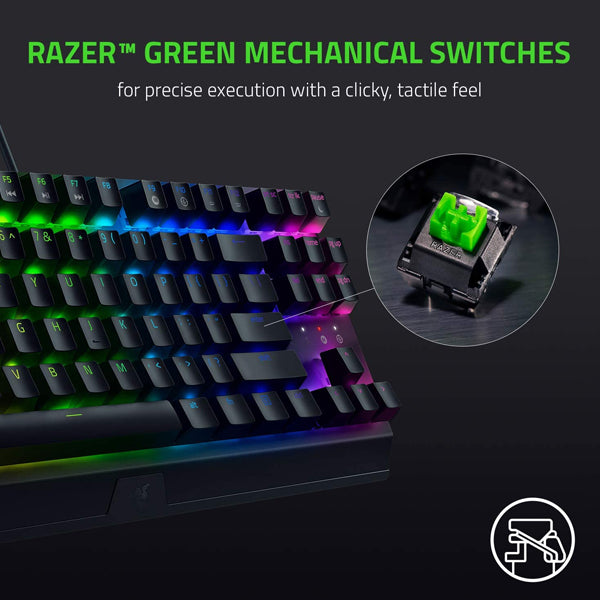Razer BlackWidow V3 Tenkeyless - Green Switch - US