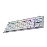 Logitech G915 TKL Tenkeyless Lightspeed Wireless RGB Mechanical Gaming Keyboard - White