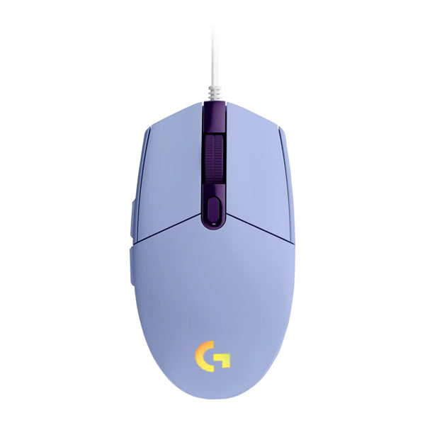 Logitech G203 LightSync RGB USB Gaming Mouse - Lilac